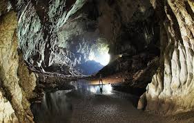Mulu's unique mountain range is honeycombed by the world's most extensive cave system, this include the world's largest natural chamber called "Sarawak Chamber".